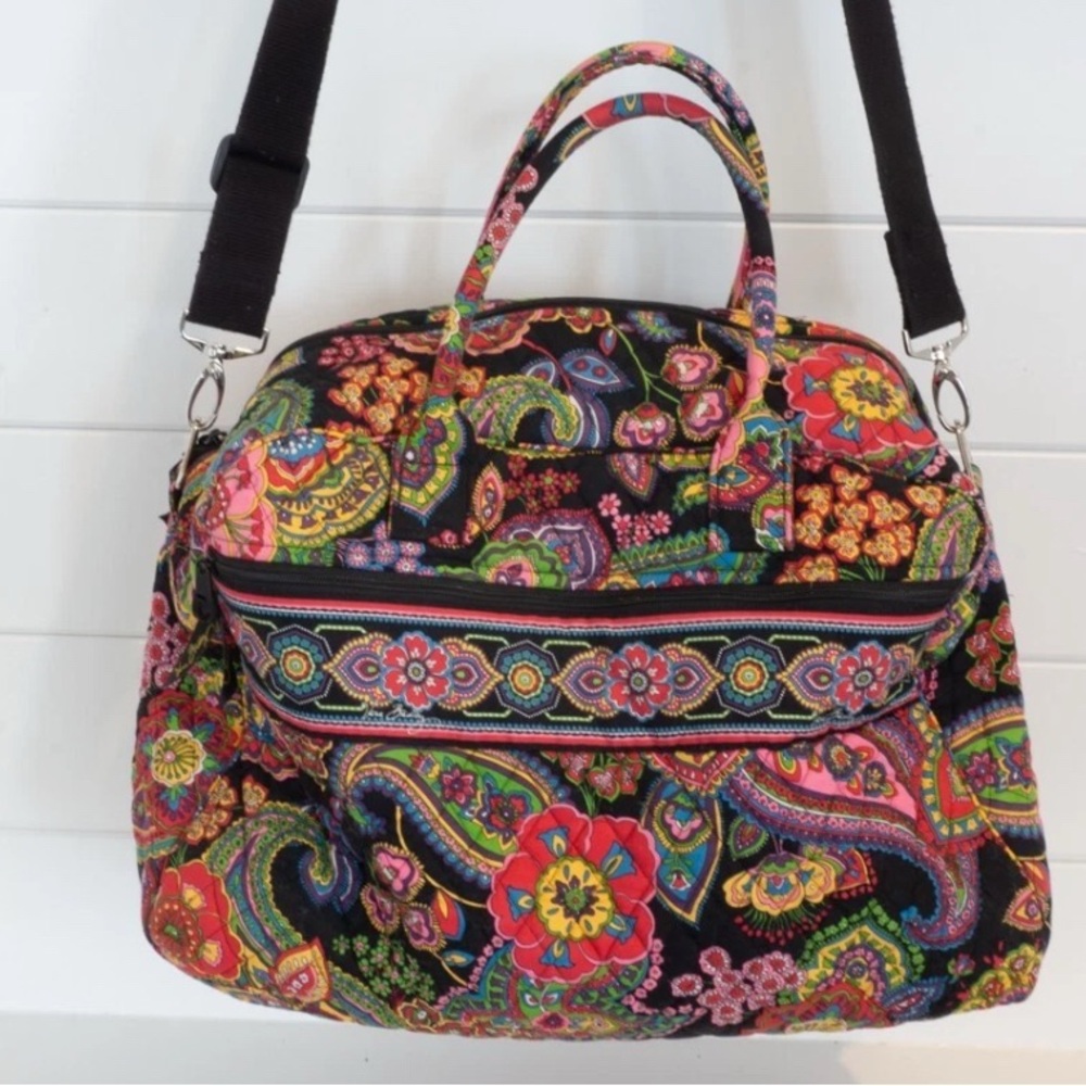 Vera Bradley Multicolor Paisley Travel Bag